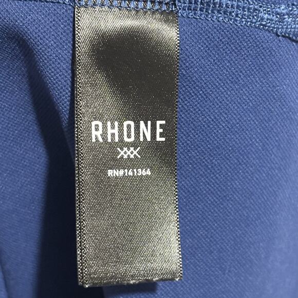 RHONE Polo Shirt Men’s Large Blue Stretch Short Sleeve RN#141364 Preppycore - Picture 4 of 12